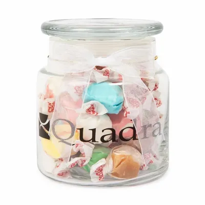 22oz. Glass Jar - Salt Water Taffy - Custom Socks Now