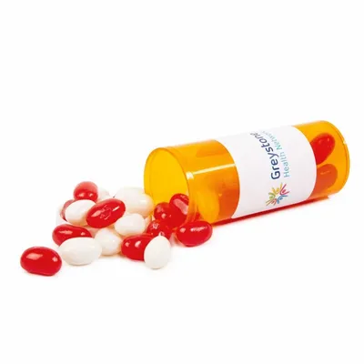 Small Promo Pill Bottles-Jelly Belly® - Custom Socks Now