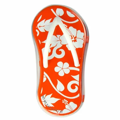 Hibiscus Orange Flip Flop Mint Tin - Custom Socks Now