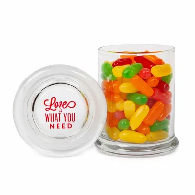 Glass Gourmet Jar - Mike & Ikes - Custom Socks Now