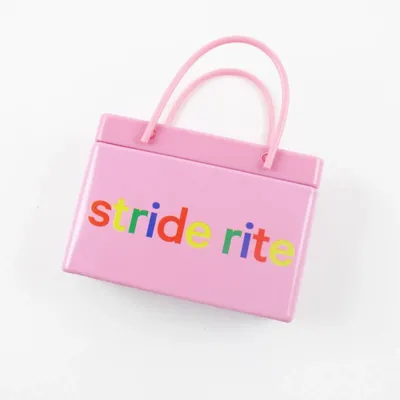 Light Pink Shopping Bag Tin - Custom Socks Now