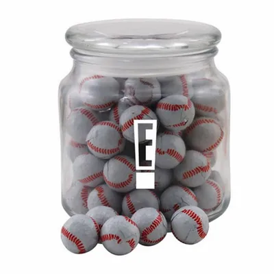 Jar with Chocolate Baseballs - SG400 - Custom Socks Now