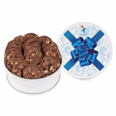 Fresh Beginnings Chocolate Double Chip Cookie Tin - Custom Socks Now