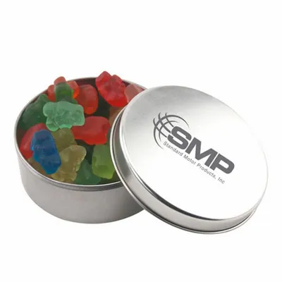 Round Tin with Gummy Bears - SBF3000 - Custom Socks Now
