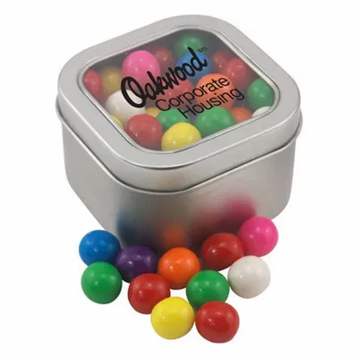 Window Tin with Gumballs - SBF2700 - Custom Socks Now