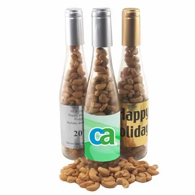 Champagne Bottle w/ Pistachios 11" - Custom Socks Now