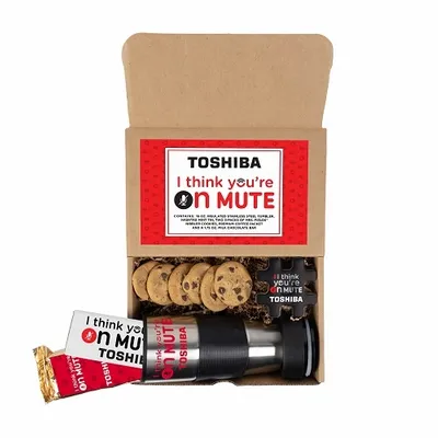 Tumbler with Snacks Mailer Kit - Custom Socks Now