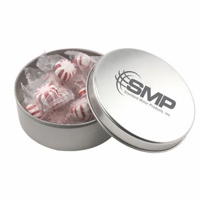 Round Tin with Starlight Peppermints - SBF3000 - Custom Socks Now
