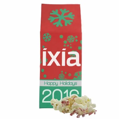 Gable Box - Peppermint Bark Popcorn - Custom Socks Now
