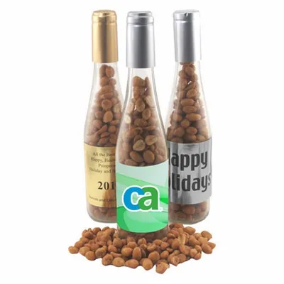 Champagne Btl Honey Rst Peanuts - Custom Socks Now