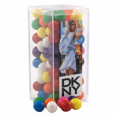 Acrylic Box with Gumballs - Medium - Custom Socks Now