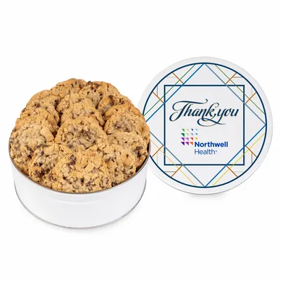 Fresh Beginnings Oatmeal Raisin Cookie Tin - Custom Socks Now