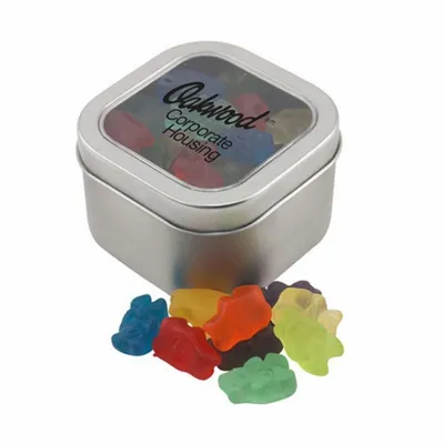 Window Tin with Gummy Bears - SBF2700 - Custom Socks Now