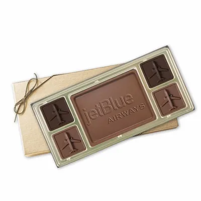 Custom Chocolate Squares Gift Box (6 1/2oz.) - Custom Socks Now
