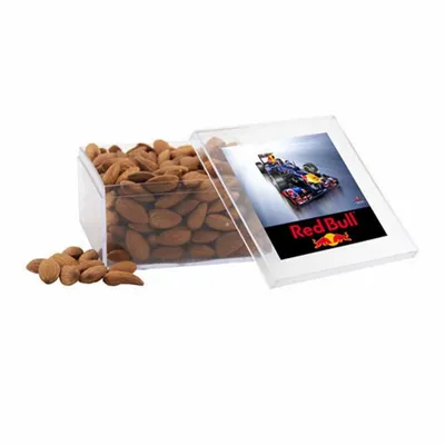 Acrylic Box with Almonds - Large - Custom Socks Now