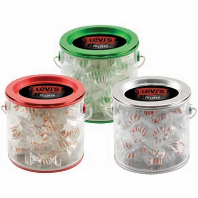Tin Pail with Starlight Mints - Custom Socks Now