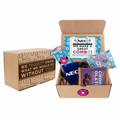 Coffee And Donuts Mailer Kit - Custom Socks Now