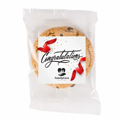 Fresh Beginnings Individually Wrapped Chocolate Chip Cookie - Custom Socks Now