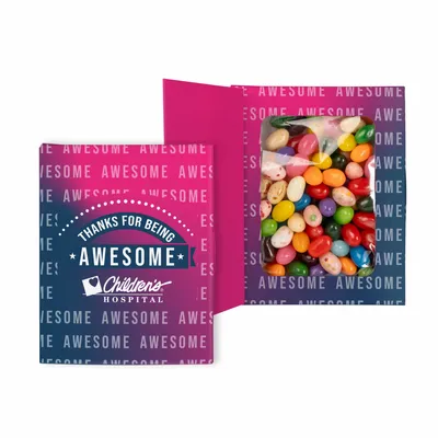 Book Window Box - Gourmet Jelly Beans - Custom Socks Now