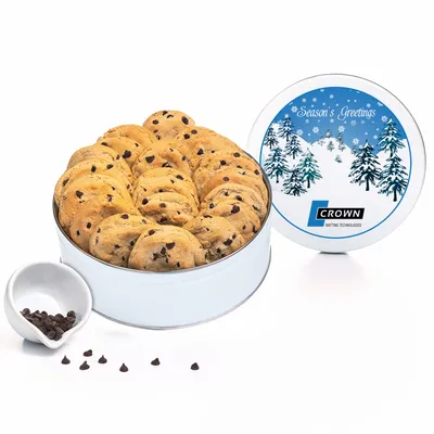 Fresh Beginnings Chocolate Chip Gourmet Cookie Tin - Custom Socks Now