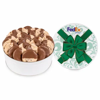 Fresh Beginnings Dipped Chocolate Chip Cookie Tin (Large) - Custom Socks Now