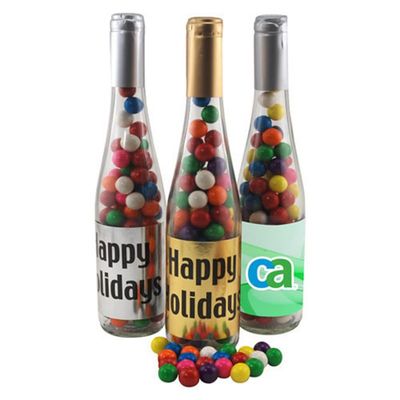 Champagne Bottle with Gumballs 11"