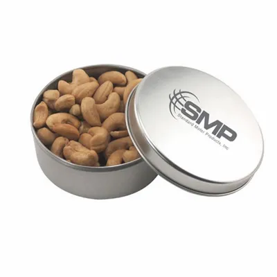 Round Tin with Cashews - SBF3000 - Custom Socks Now