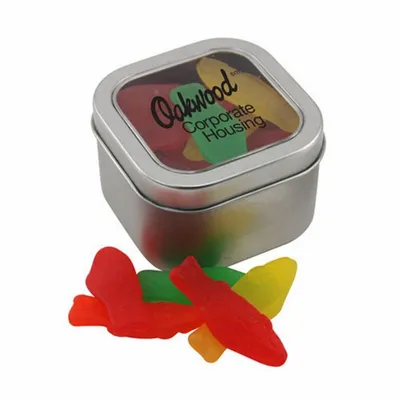Window Tin with Swedish Fish - SBF2700 - Custom Socks Now