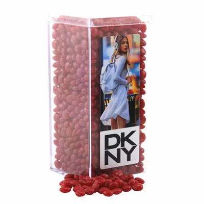 Acrylic Box with Red Hots - Medium - Custom Socks Now