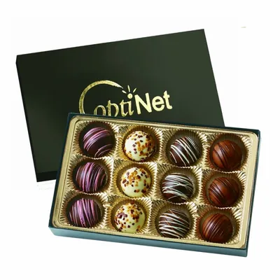 Truffle Gift Box with 12 Truffles - Custom Socks Now
