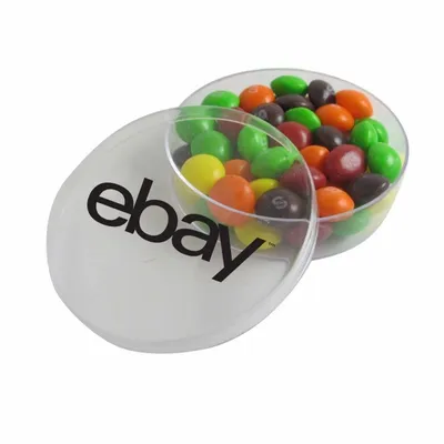 Small Round Acrylic with Skittles - Custom Socks Now