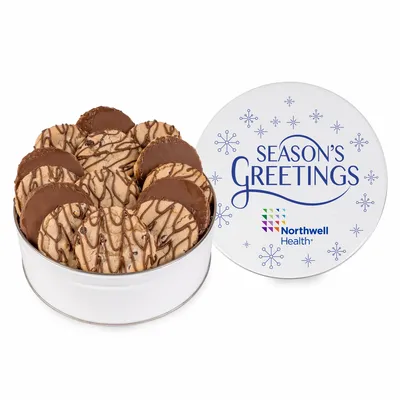 Fresh Beginnings Dreamy Drizzle Chocolate Chip Cookie Tin - Custom Socks Now