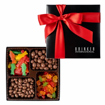 4 Delights Gift Box - Gourmet Confections - Custom Socks Now