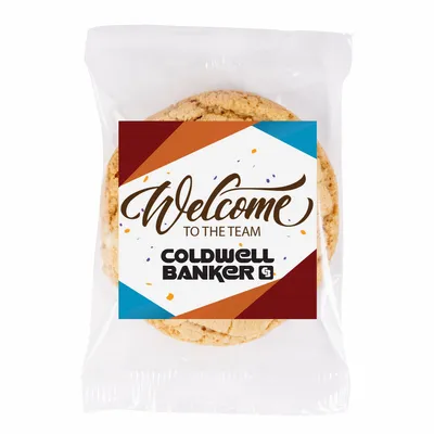 Fresh Beginnings Individually Wrapped Macadamia Nut Cookie - Custom Socks Now