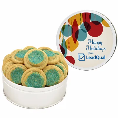 Fresh Beginnings Gourmet Sugar Cookie Tin - Custom Socks Now