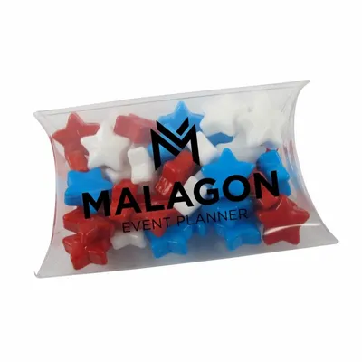 Small Pillow Acetate Box with Starzmania - Custom Socks Now