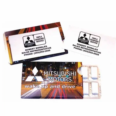 Business Card Gum Pack - Custom Socks Now