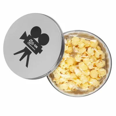 Movie Reel Tin - Butter Popcorn - Custom Socks Now