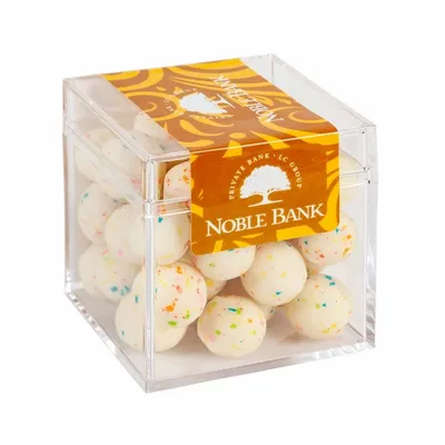 Sweet Boxes with Birthday Cake Bites - Custom Socks Now
