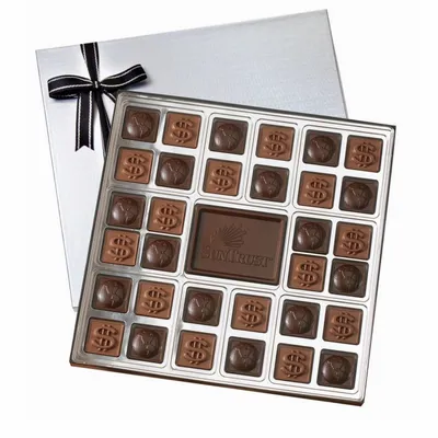 Custom Chocolate Squares Gift Box (3 lbs.) - Custom Socks Now