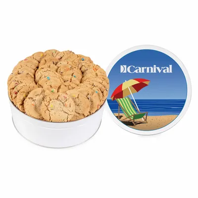 Fresh Beginnings Jewel Chip Cookie Tin (Large) - Custom Socks Now