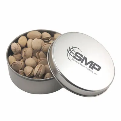 Round Tin with Pistachios - SBF3000 - Custom Socks Now