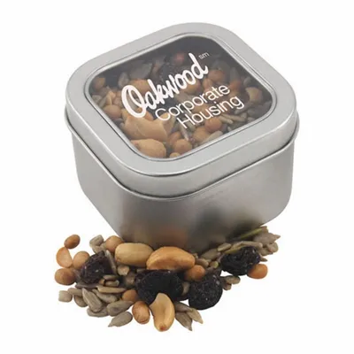 Window Tin with Trail Mix - SBF2700 - Custom Socks Now