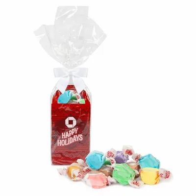 Holiday Gift Tote with Salt Water Taffy - Custom Socks Now