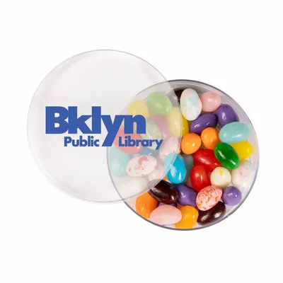 Small Round Acrylic with Gourmet Jelly Beans - Custom Socks Now