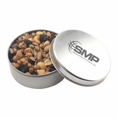 Round Tin with Trail Mix - SBF3000 - Custom Socks Now