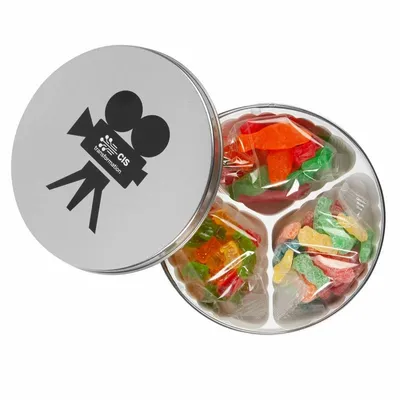 Clever Candy Movie Reel Tin - Confections - Custom Socks Now