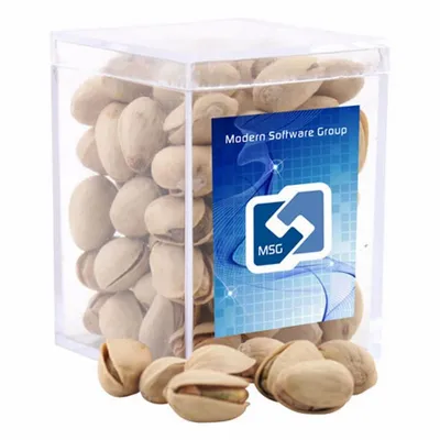 Acrylic Box with Pistachios - Small - Custom Socks Now