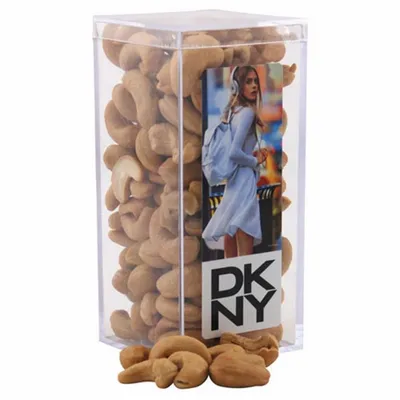 Acrylic Box with Cashews - Medium - Custom Socks Now