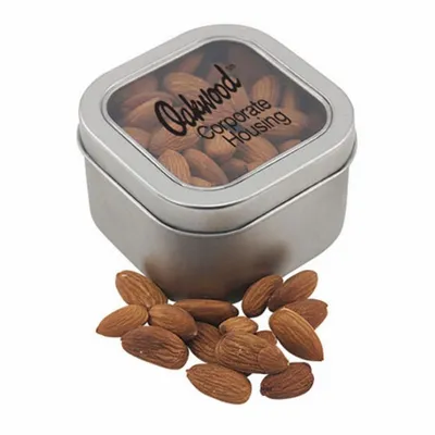 Window Tin with Almonds - SBF2700 - Custom Socks Now